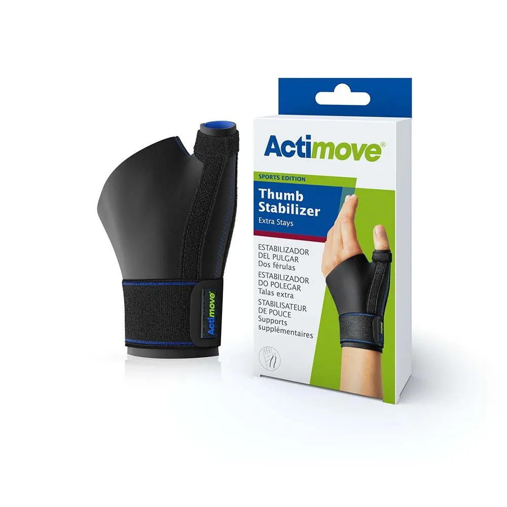 Actimove Sports Edition Thumb Stabilizer, Extra Stays