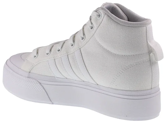 Adidas Womens Bravada 2.0 Mid Platform White