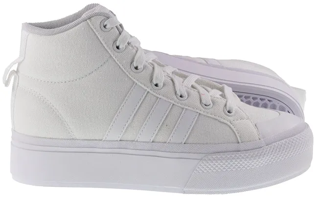 Adidas Womens Bravada 2.0 Mid Platform White