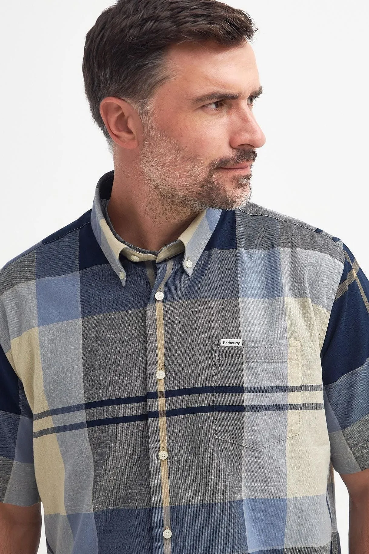 Barbour Shirt Douglas in River Birch Check MSH5453TN23