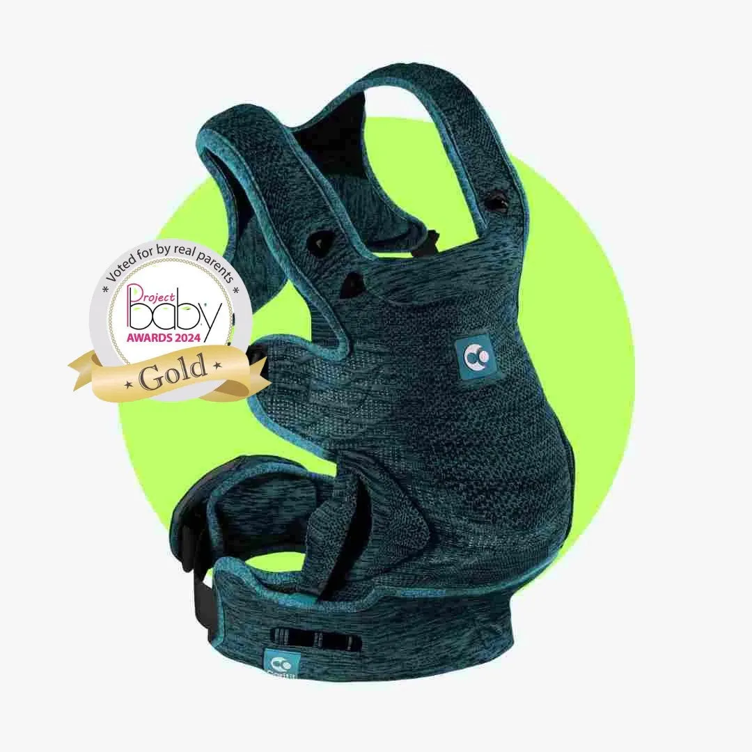 Carifit  multi position baby/toddler baby carrier - Green Marl