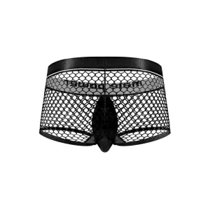 Cock Pit Net Mini Cock Ring Short - Large - Black