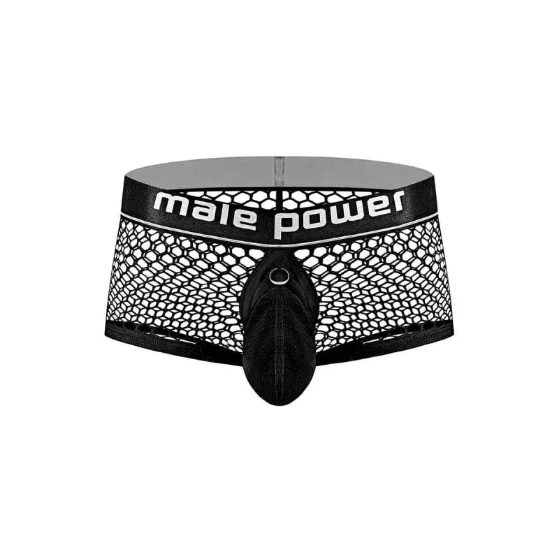 Cock Pit Net Mini Cock Ring Short - Large - Black