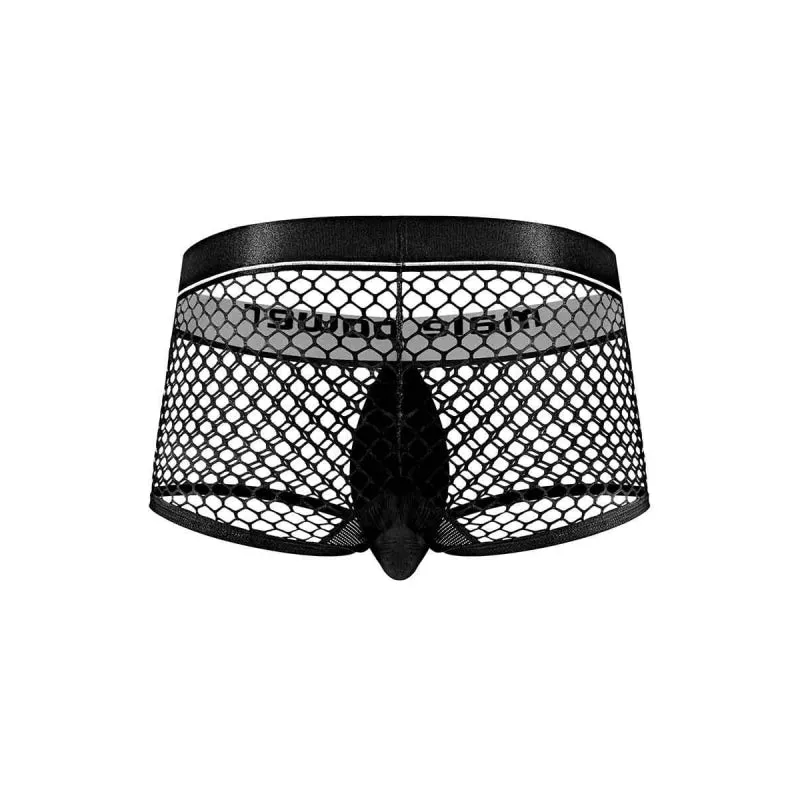 Cock Pit Net Mini Cock Ring Short - Large - Black