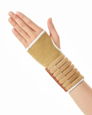 Elasic Wrist Brace with Adjustable Wrap & Wrist Compression Sleeve for Support - Helpful, Easy & Simple Wear