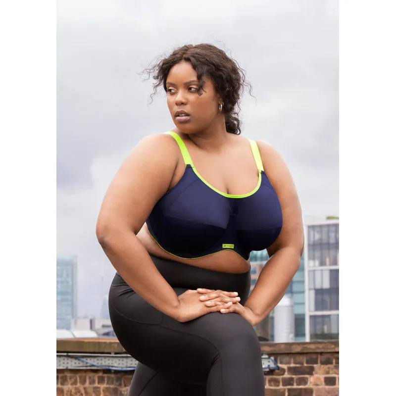 Energise Sports Bra Underwired Navy Blue - Elomi