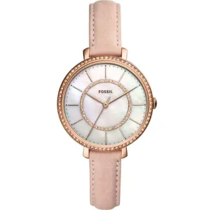 Fossil Jocelyn ES44525 Pink Leather Womens Watch