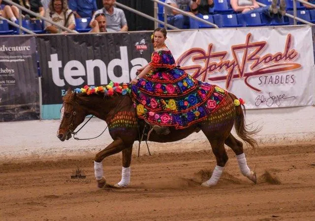 Girls Mexican Chiapaneca Fino Dress