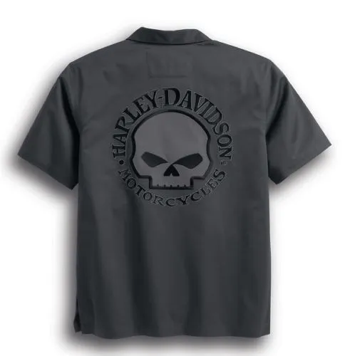 Harley-Davidson® Men's S/S Skull Garage Shirt - 99028-17VM