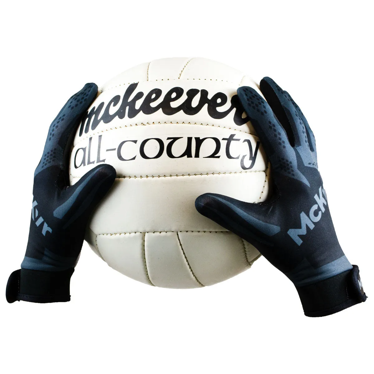 Mc Keever 2.0 Gaelic Gloves - Adult - Black/Black