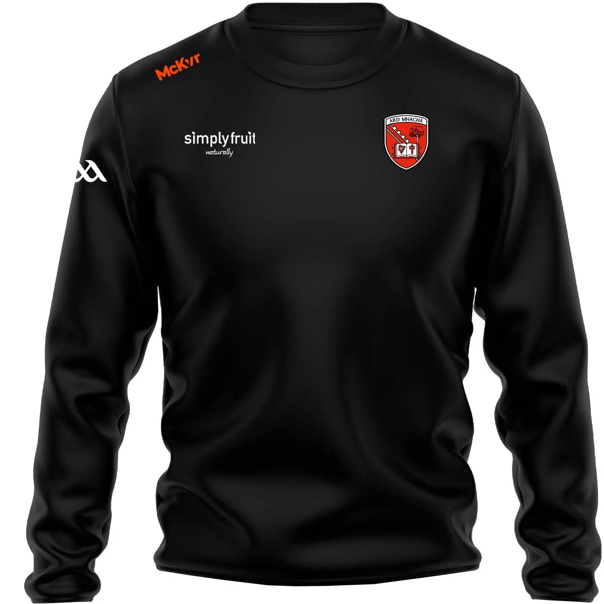 Mc Keever Armagh GAA Official Vital Sweat Top - Womens - Black/White