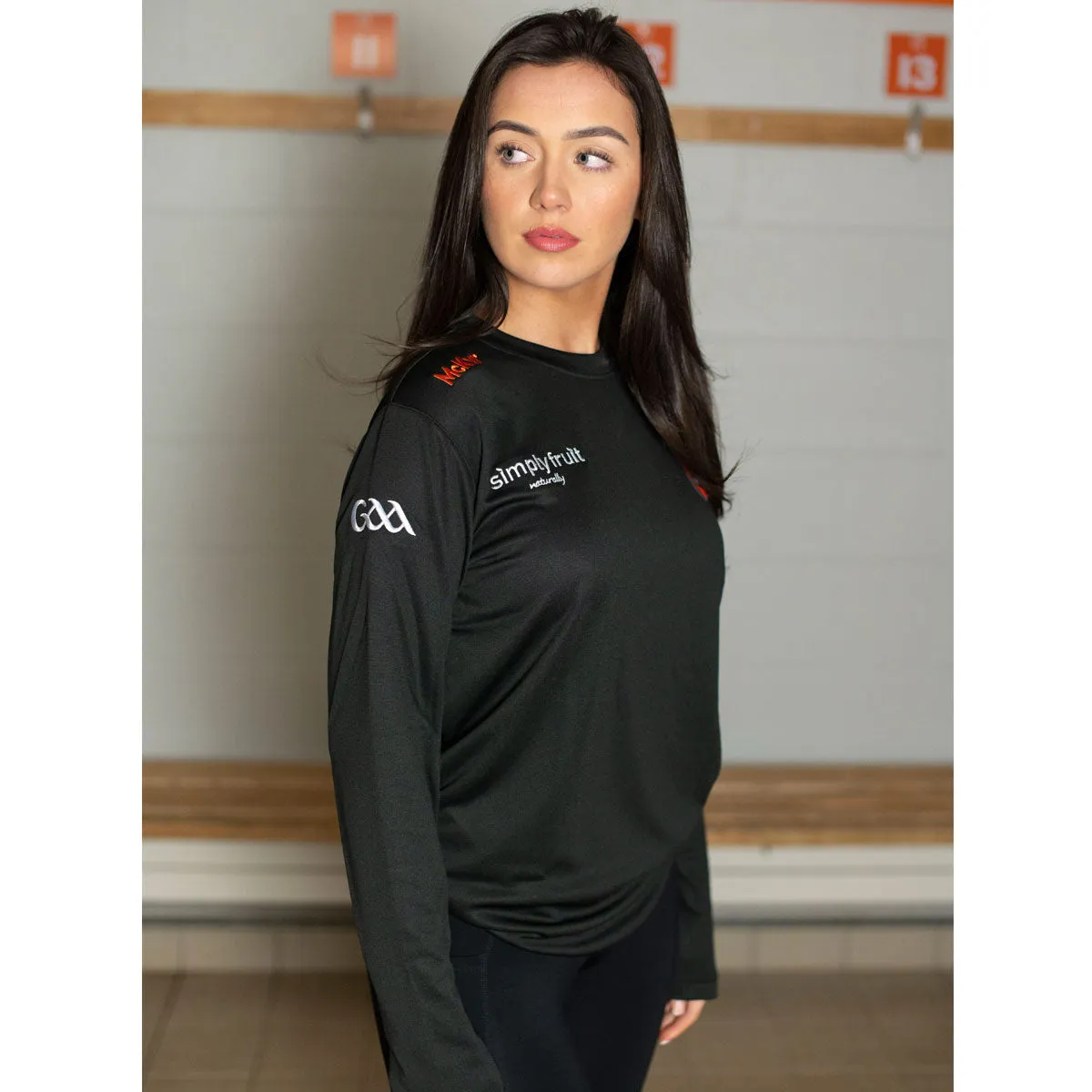 Mc Keever Armagh GAA Official Vital Sweat Top - Womens - Black/White