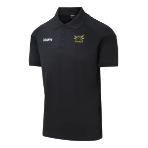 Mc Keever Manchester Mosquitoes AFL Core 22 Polo Top - Adult - Black