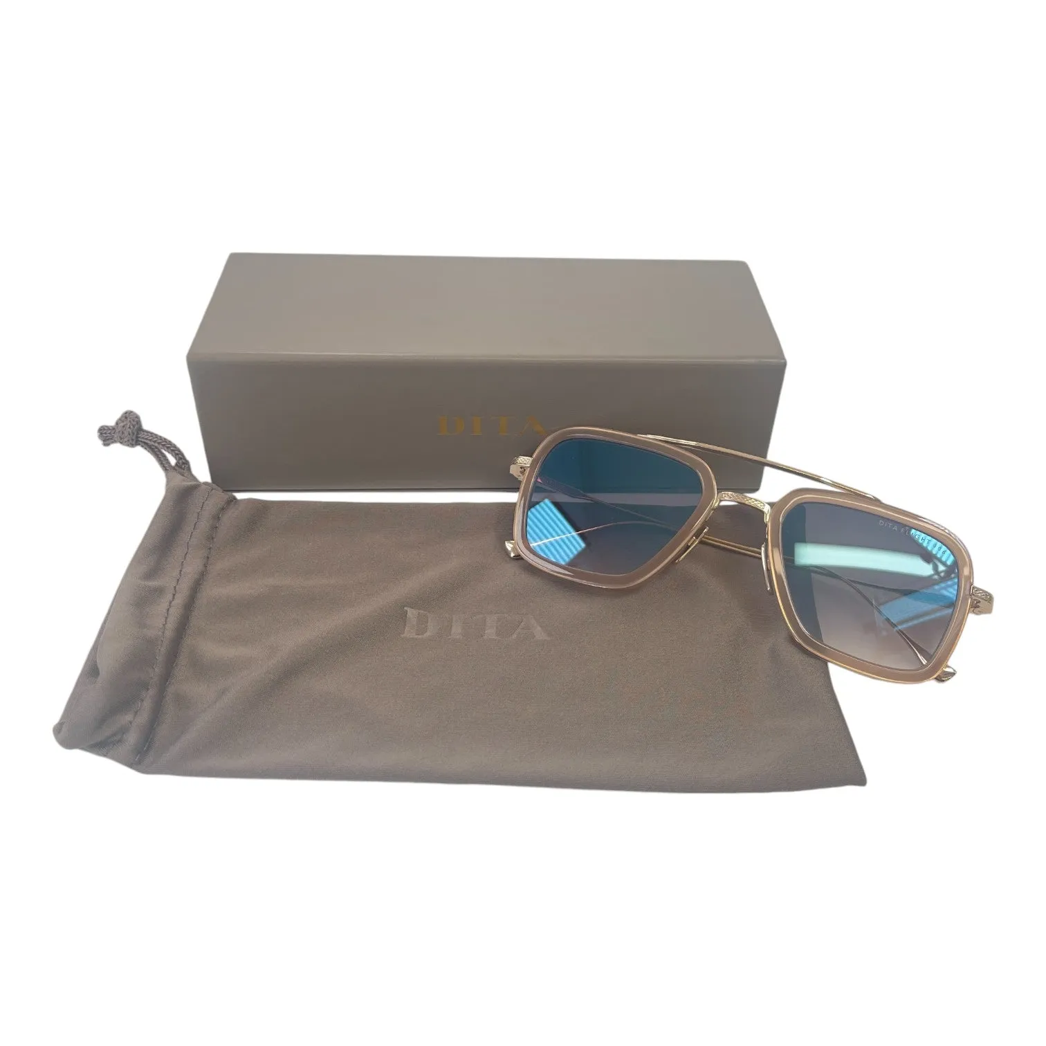 Men's Flight 006 Sunglasses Gold