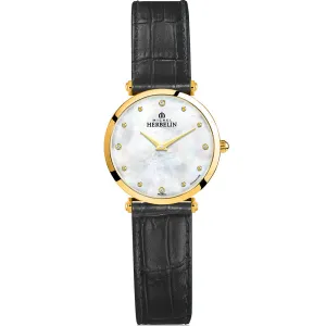 Michel Herbelin 17106/P89N Leather Womens Watch