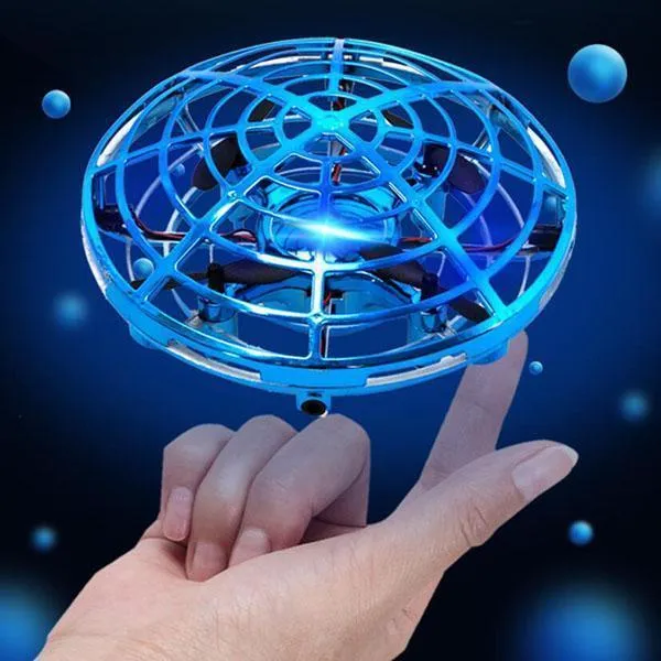 Mini Drone Quad Induction Levitation UFO Magnetic Magic Spinning Gyroscope