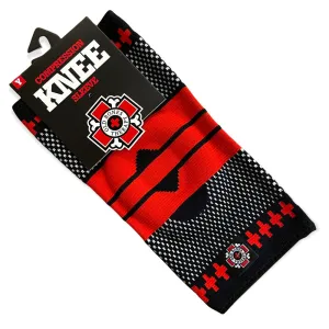 Old Bones Knee Compression Sleeve Red