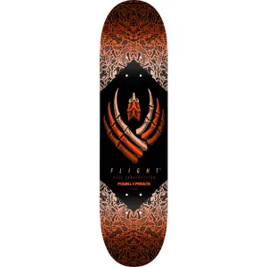 Powell Peralta Bones Flight Skateboard Deck - 8.5" Orange