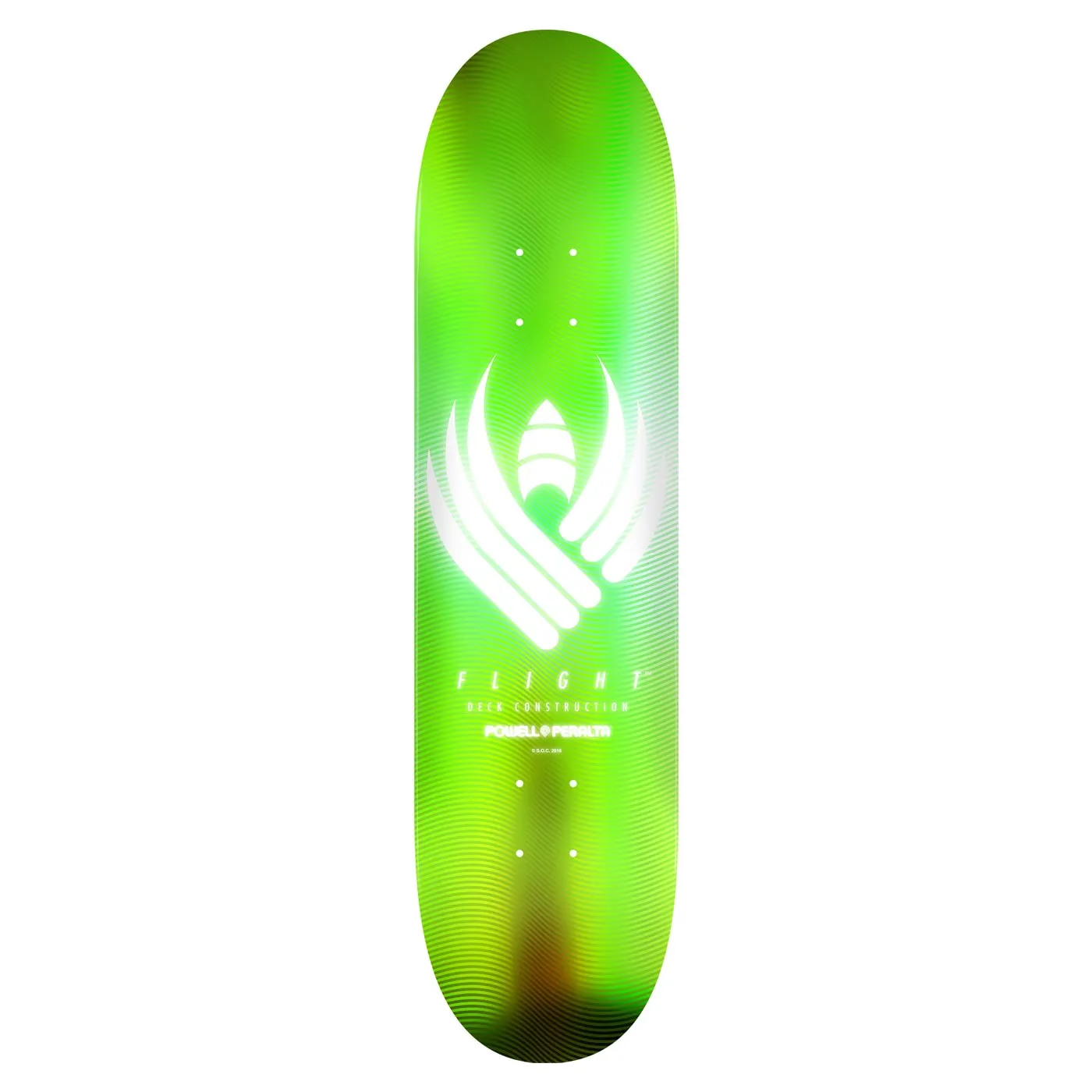 POWELL PERALTA - FLIGHT TECHNOLOGY GLOW LIME DECK (8.75")