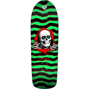 Powell Peralta Ripper 5 Flight Skateboard Deck - 9.7" Green/Red