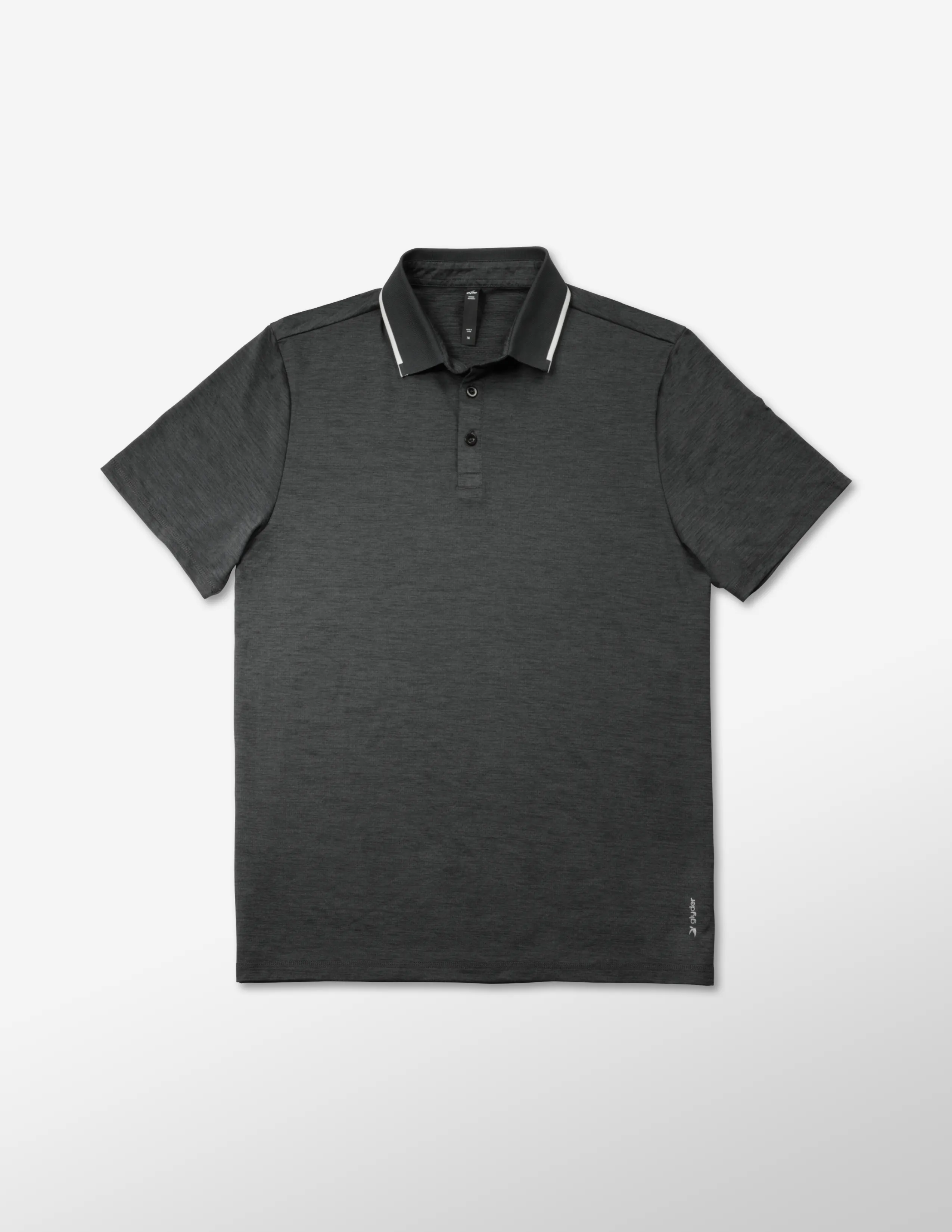 Power Fade Polo: Black