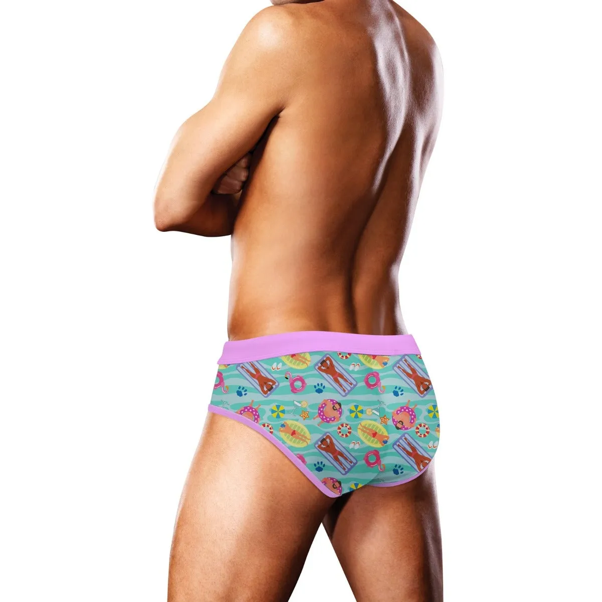 Prowler Swim Brief Swimming Green Pink