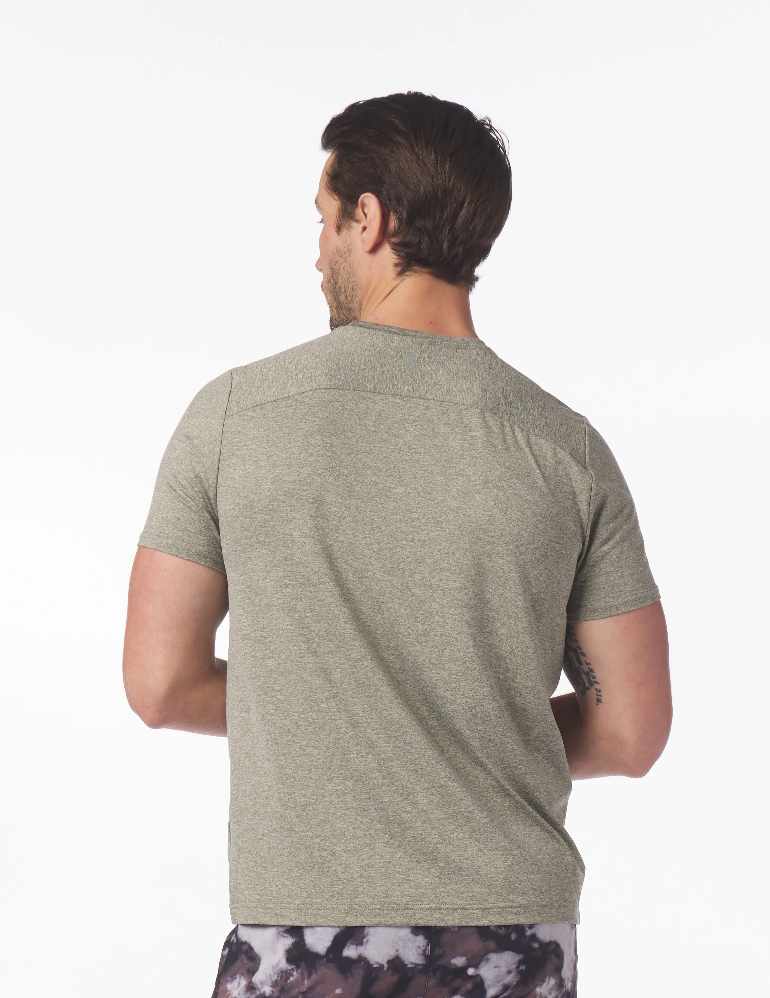 Salton Short Sleeve: Moss Heather