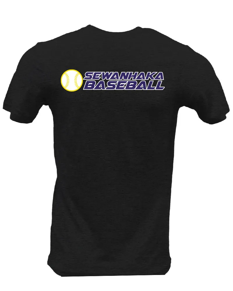 Sewanhaka Baseball Pop-fly Short Sleeve Cotton Tee