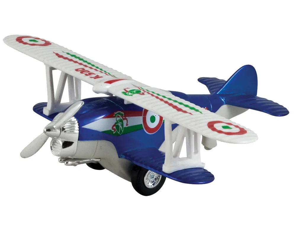 Show Flight Biplane Pullback - Assorted Colors