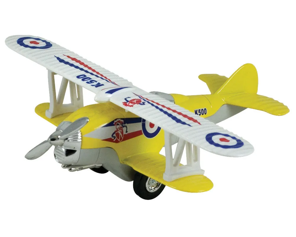 Show Flight Biplane Pullback - Assorted Colors