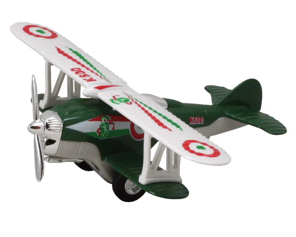 Show Flight Biplane Pullback - Assorted Colors