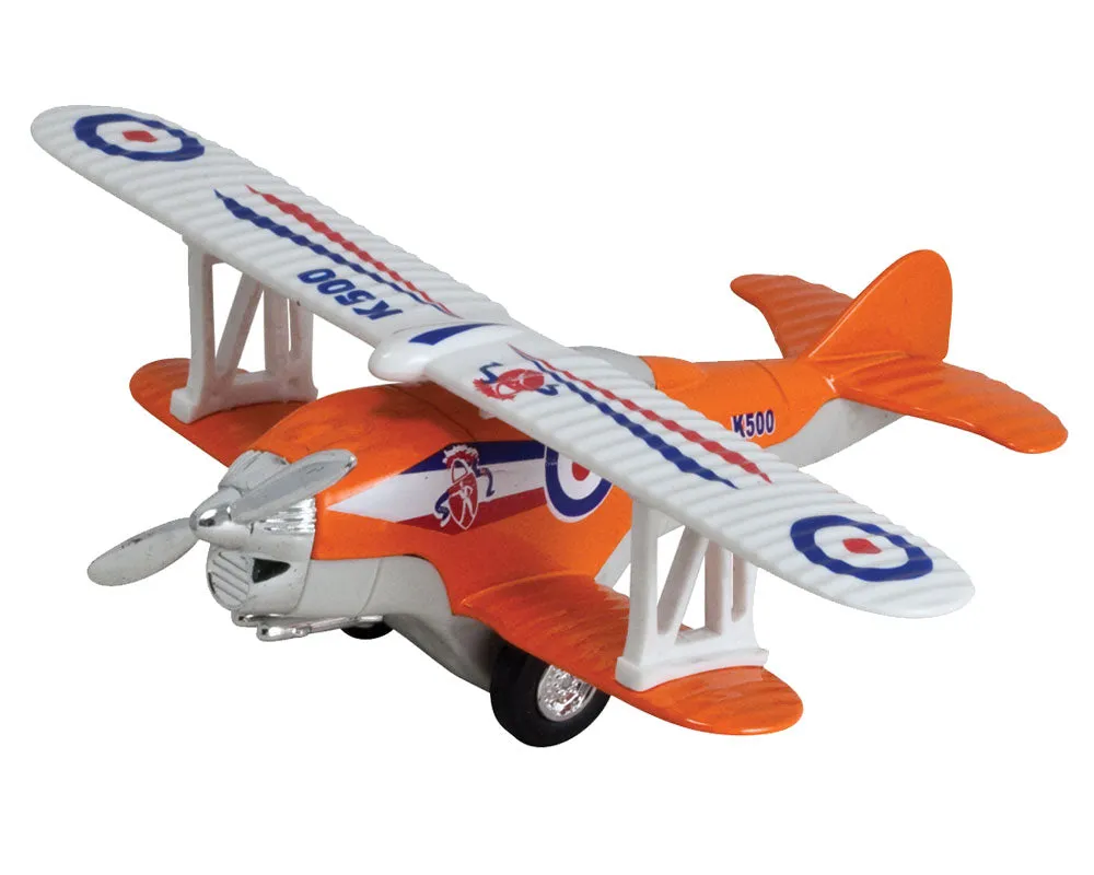 Show Flight Biplane Pullback - Assorted Colors