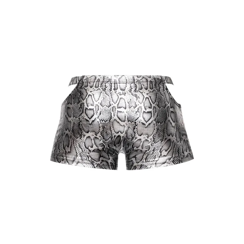 s'naked Pouch Short - Medium - Silver/black