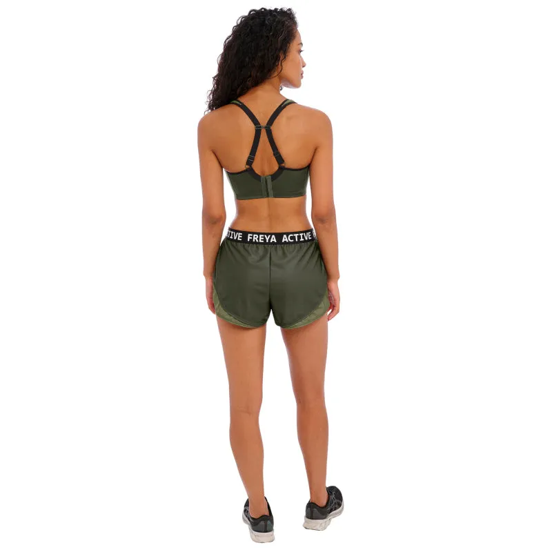 Sonic Moulded Sports Bra Khaki Green - Freya