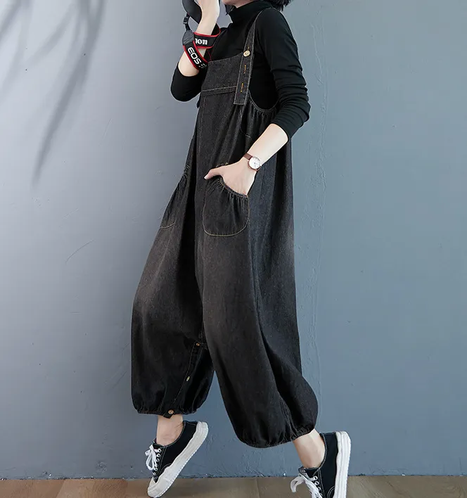 Two Wearing StylesDenim Dresses Loose Summer Dresses Casual Women Dresses ZRL97213