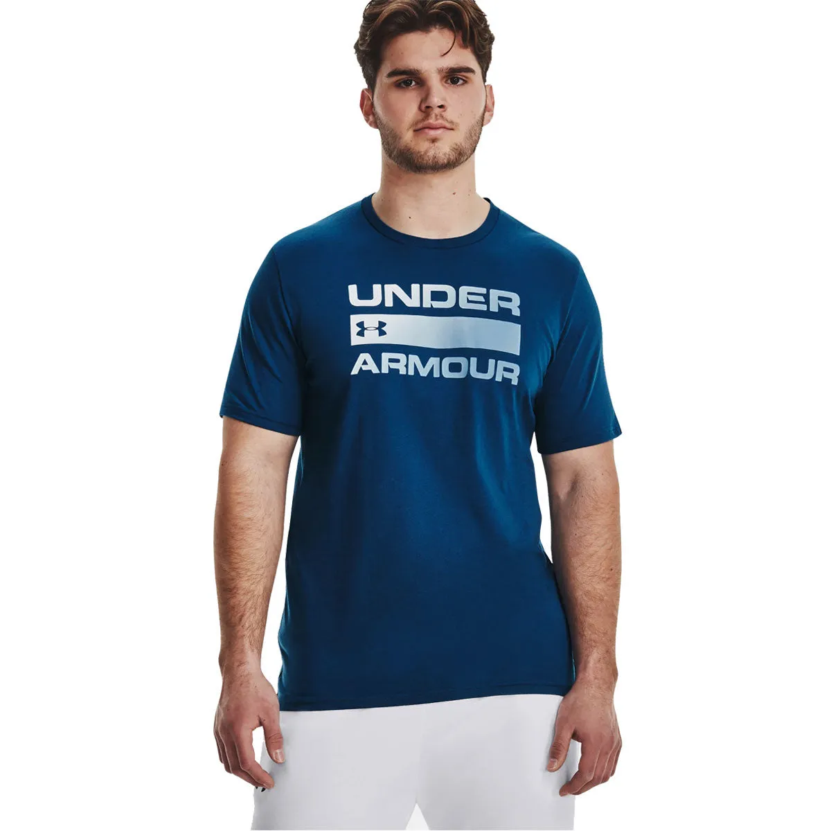 Under Armour Team Issue Woodmark Short Sleeve Tee - Mens - Varsity Blue/White/Blizzard