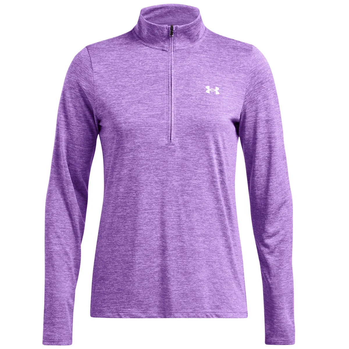 Under Armour Tech Twist 1/2 Zip Top - Womens - Lavish/White