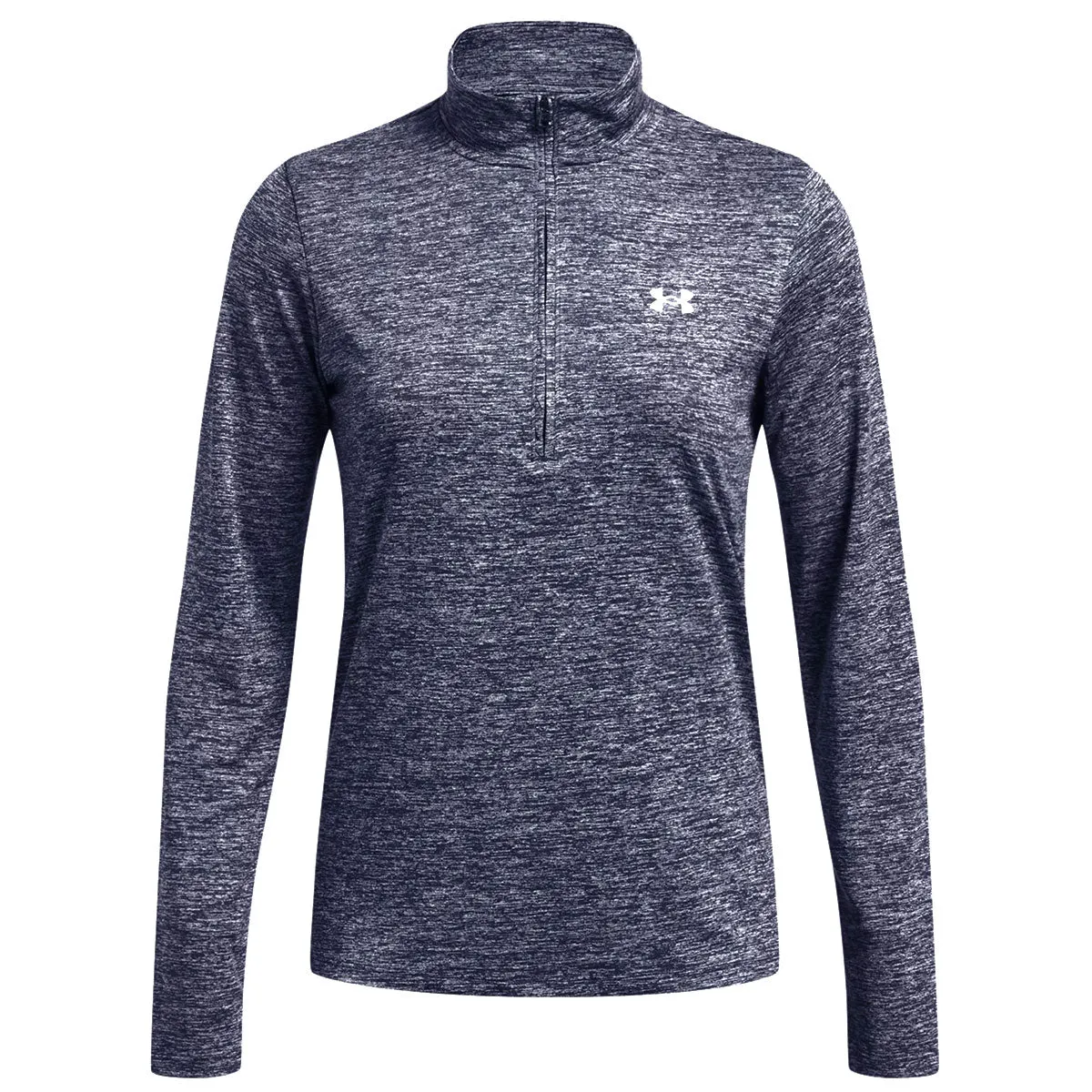 Under Armour Tech Twist 1/2 Zip Top - Womens - Midnight Navy/White