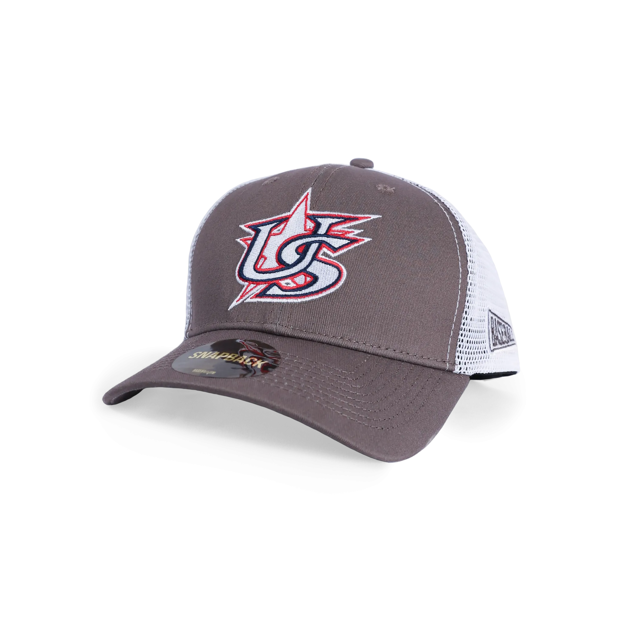 USA x Baseballism Star Logo Trucker - Grey