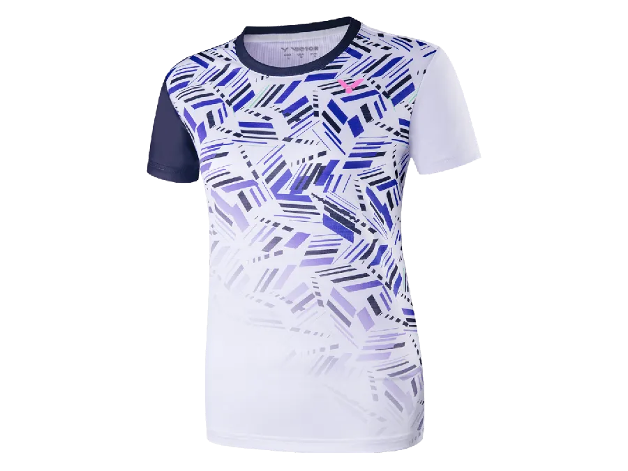 Victor T-26001TD A Women's Dry Fit Game Shirt [White]