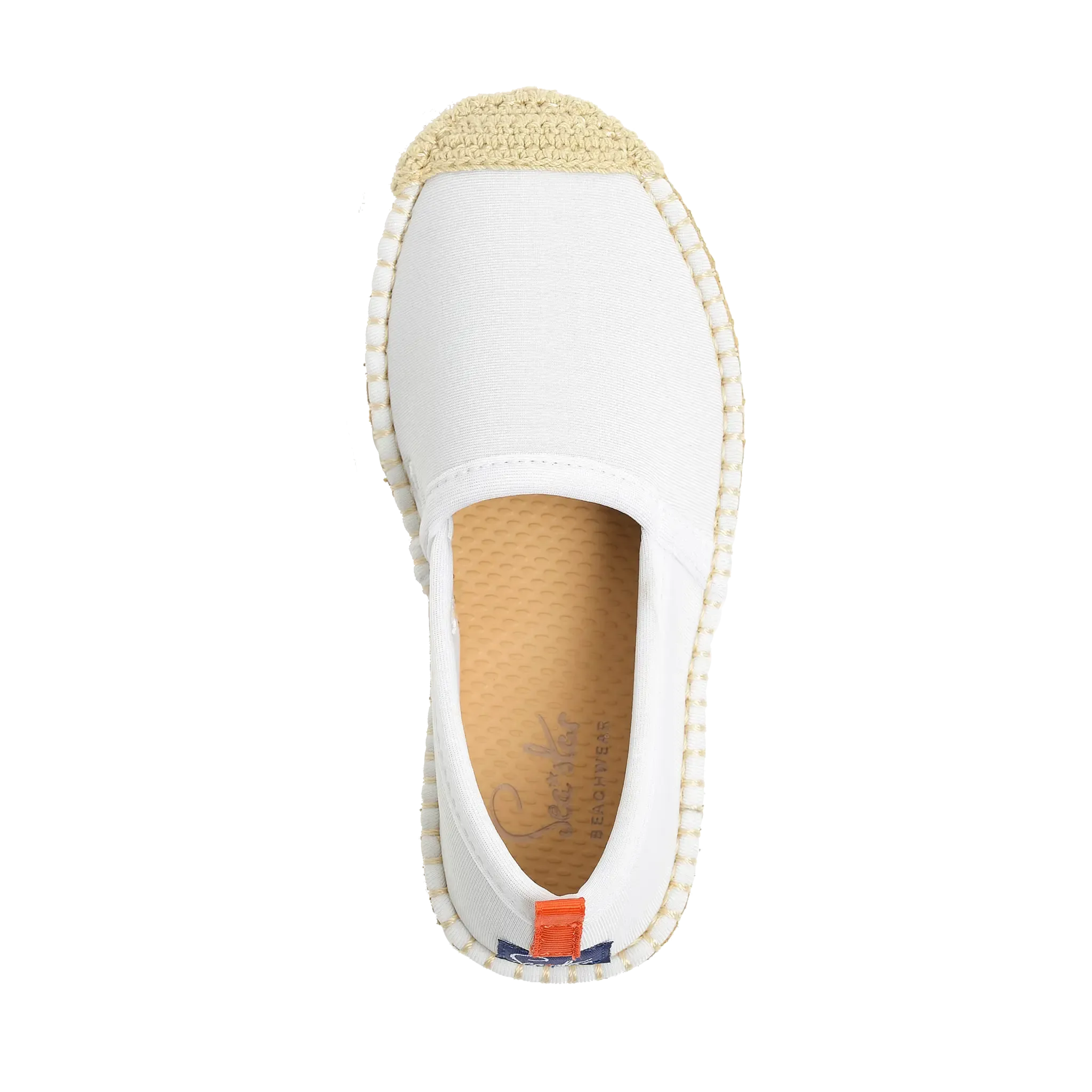 WHITE - KIDS BEACHCOMBER ESPADRILLE