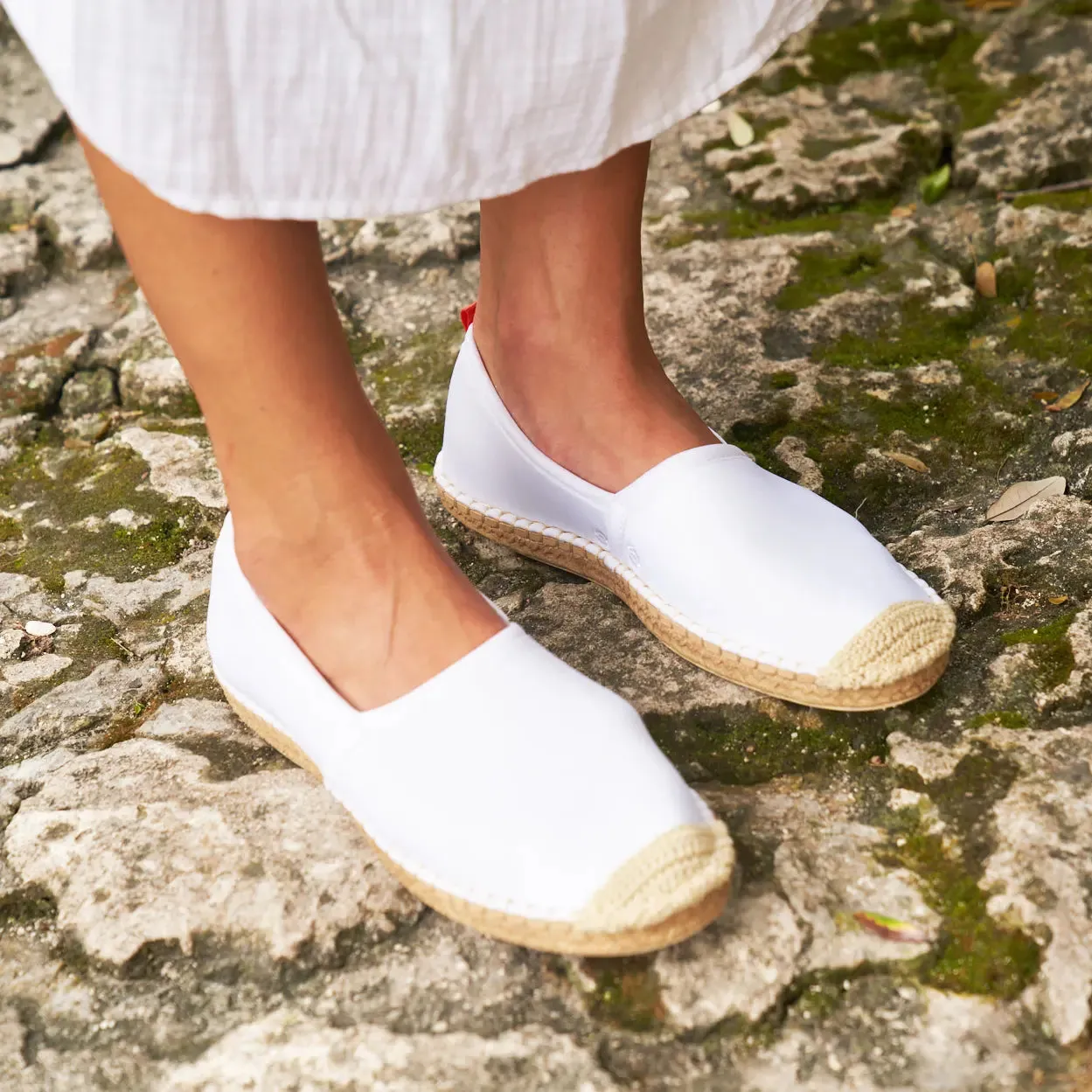 WHITE - WOMENS BEACHCOMBER ESPADRILLE