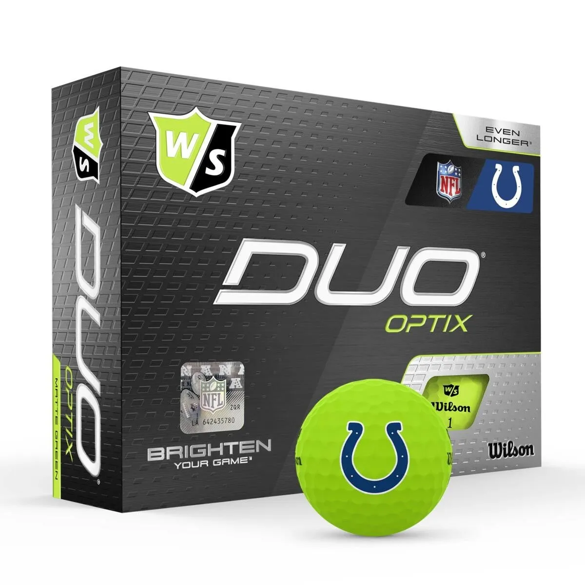 Wilson Staff Duo Optix NFL Team Licensed Golf Balls - Matte Green